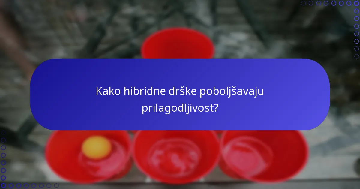 Kako hibridne drške poboljšavaju prilagodljivost?